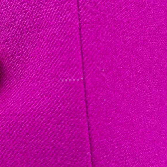 Vtg Classiques Entier Womens Pink Double Breasted Wool Blazer Oversized Size XL - Picture 12 of 13